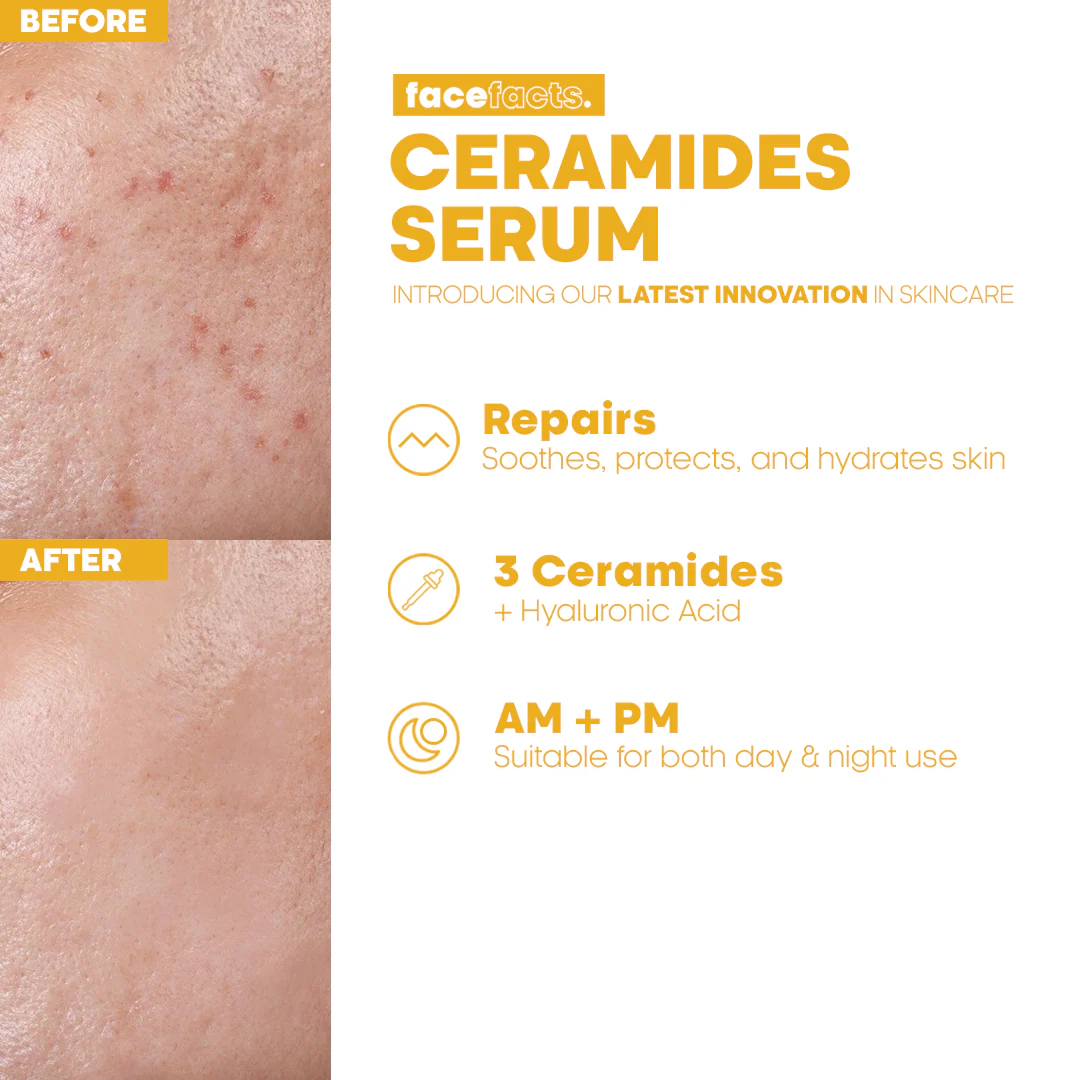 Face Facts Ceramide Facial Serum 30ml - Image 3
