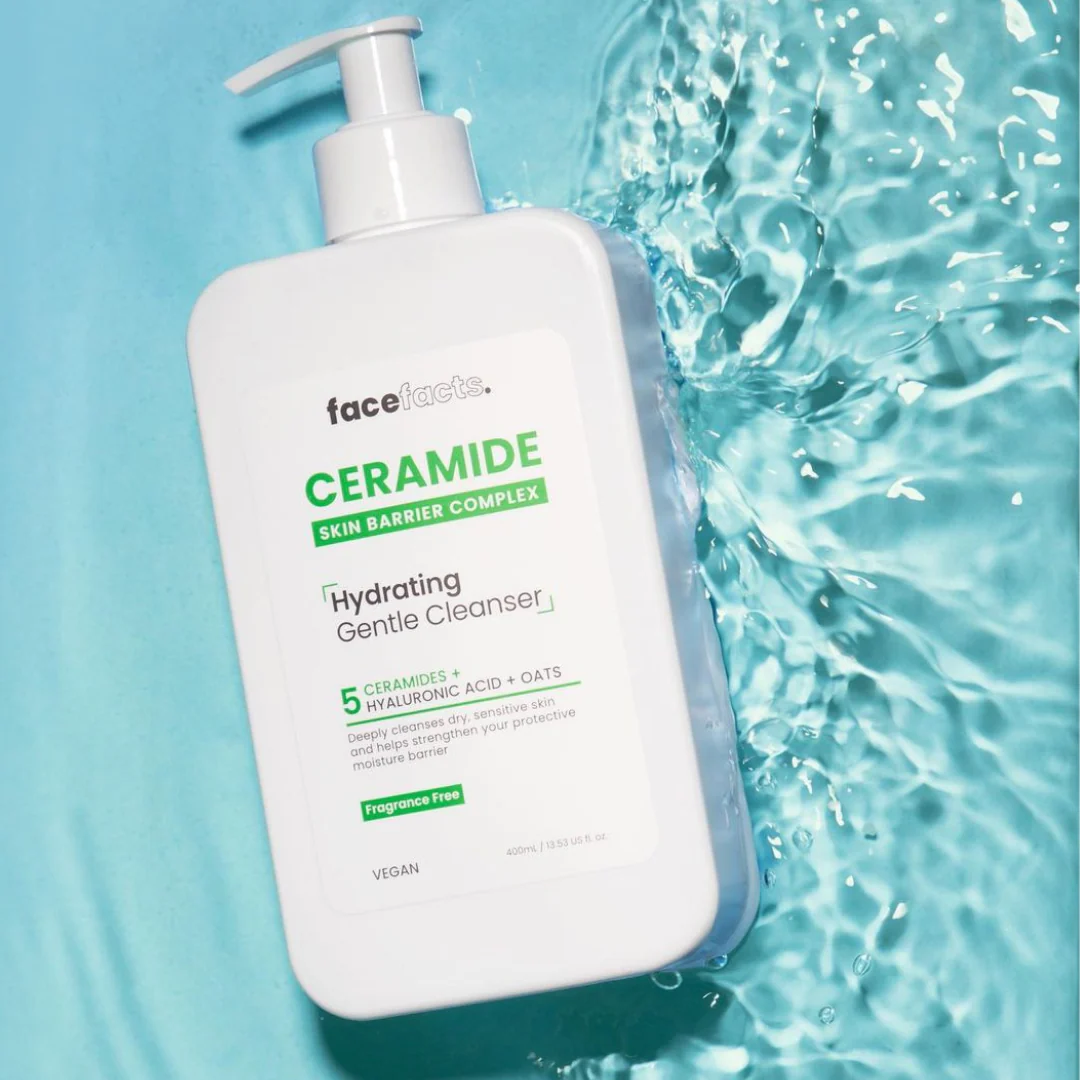 Face Facts Ceramide Hydrating Gentle Cleanser 400ml - Image 4