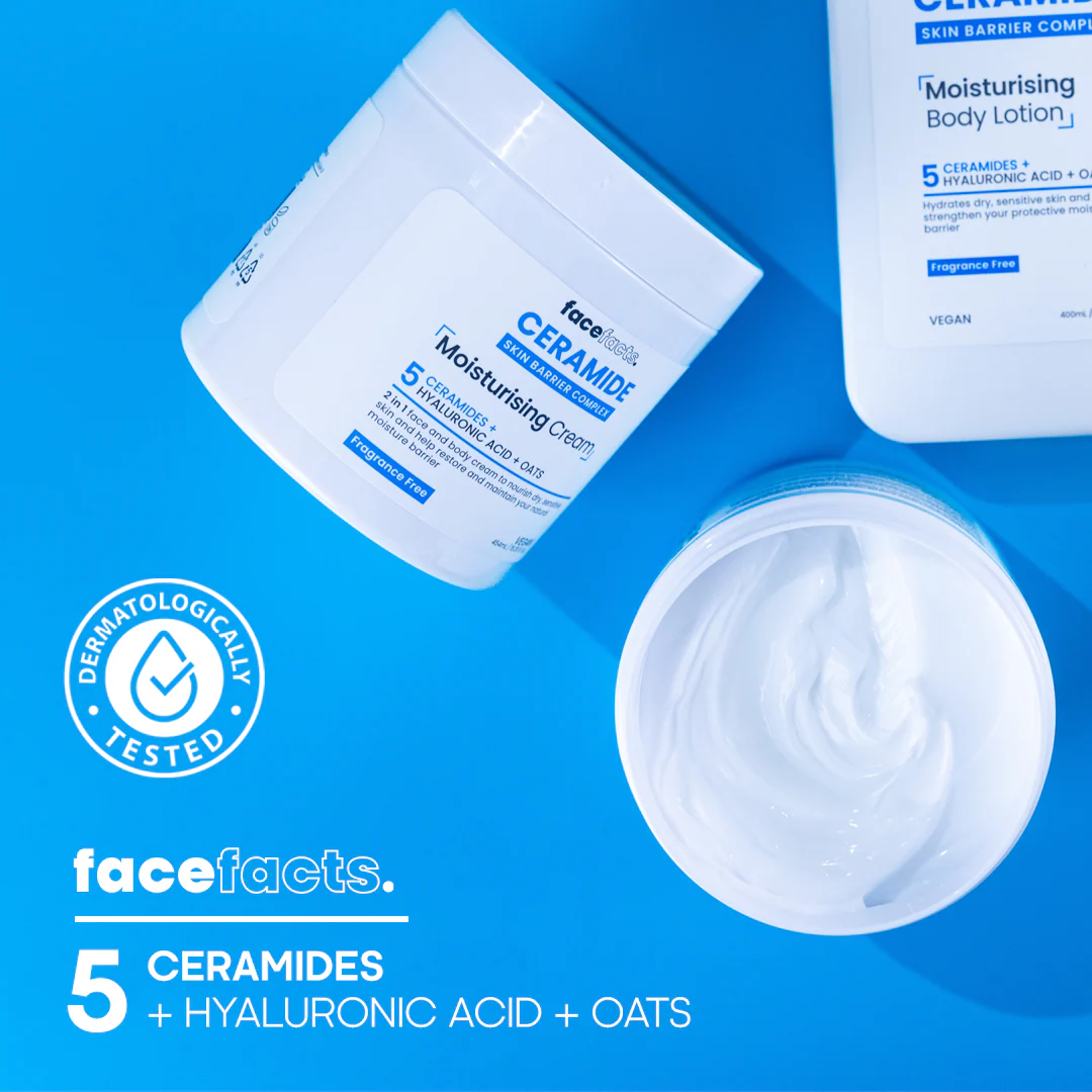 Face Facts Ceramide Moisturising 2-in-1 Cream 450ml - Image 2