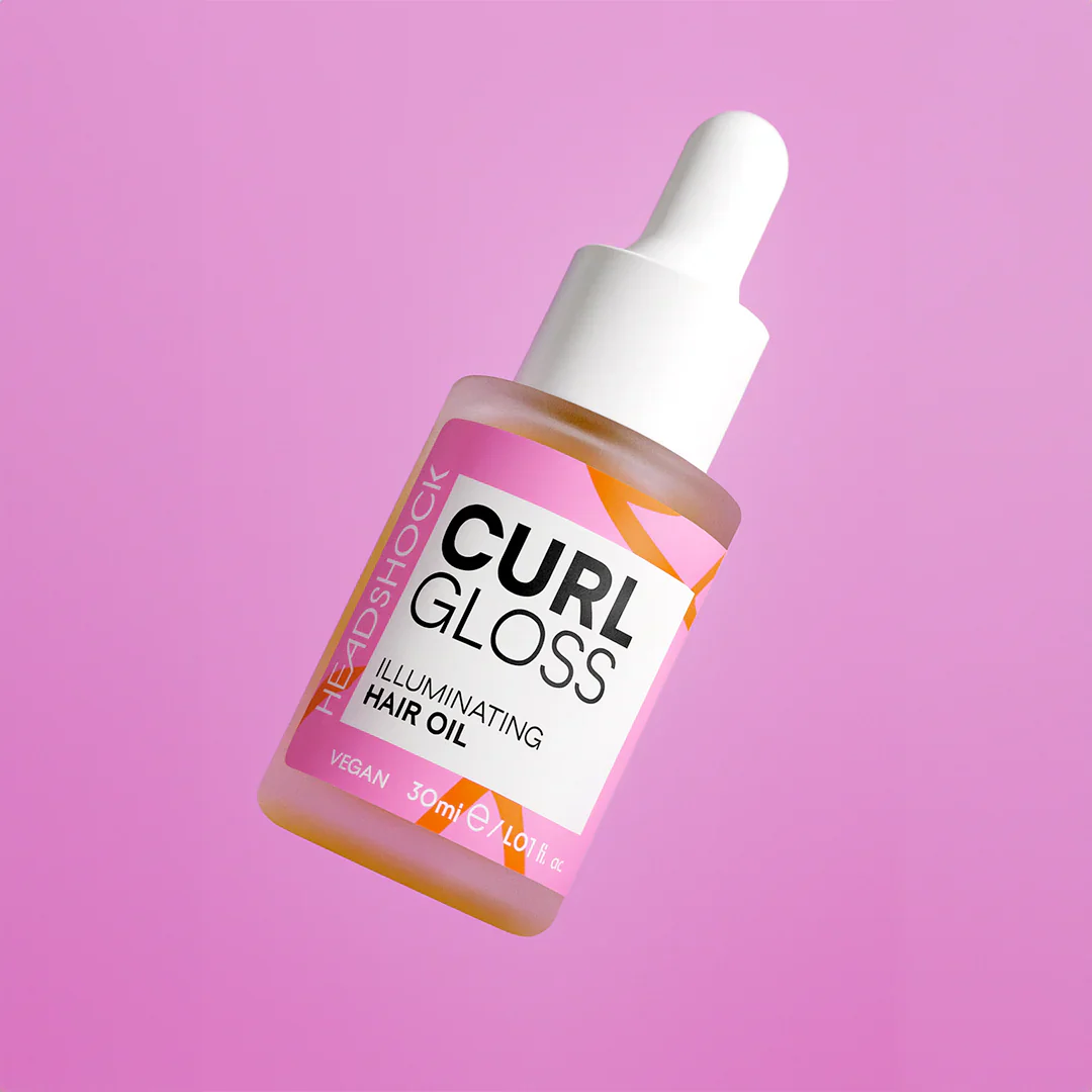 Face Facts Headshock Curl Gloss Illuminating Hair Oil 30ml - Image 2