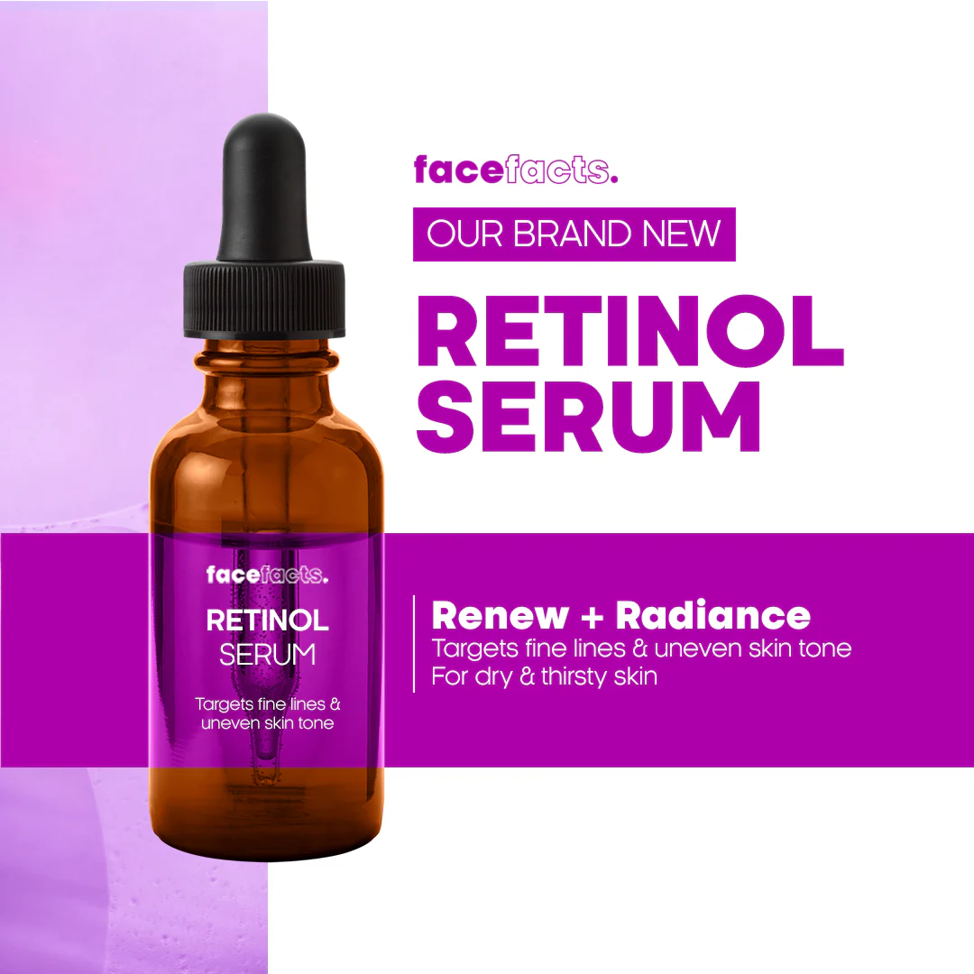 Face Facts Retinol Facial Serum 30ml - Image 2