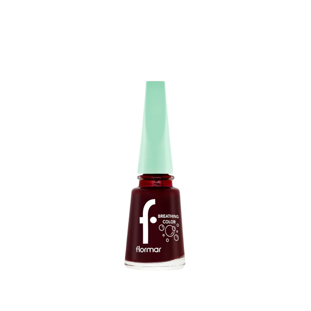 Flormar Breathing Color Nail Enamel 012 Burgundy Nail Polish