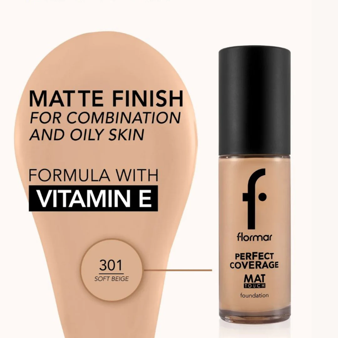 Flormar Perfect Coverage Touch Foundation - Image 3