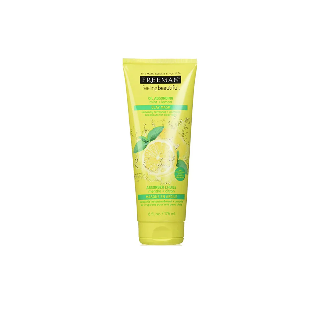 Freeman Tube Oil Absorbing Mint & Lemon Clay Mask 175ml