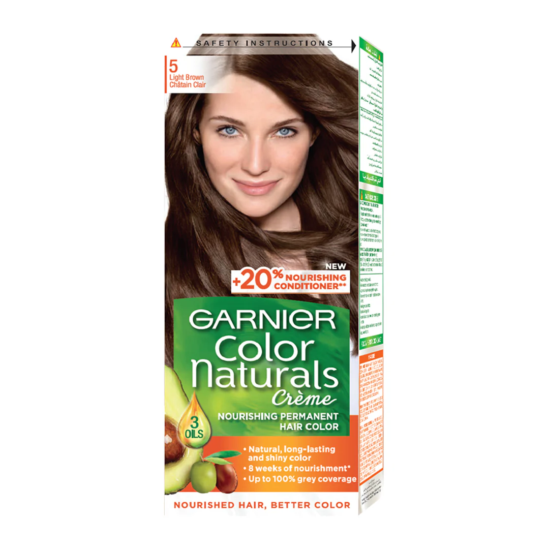 Garnier Color Naturals Nourishing Permanent Hair Color, Natural Long-Lasting Shiny Color - Image 2