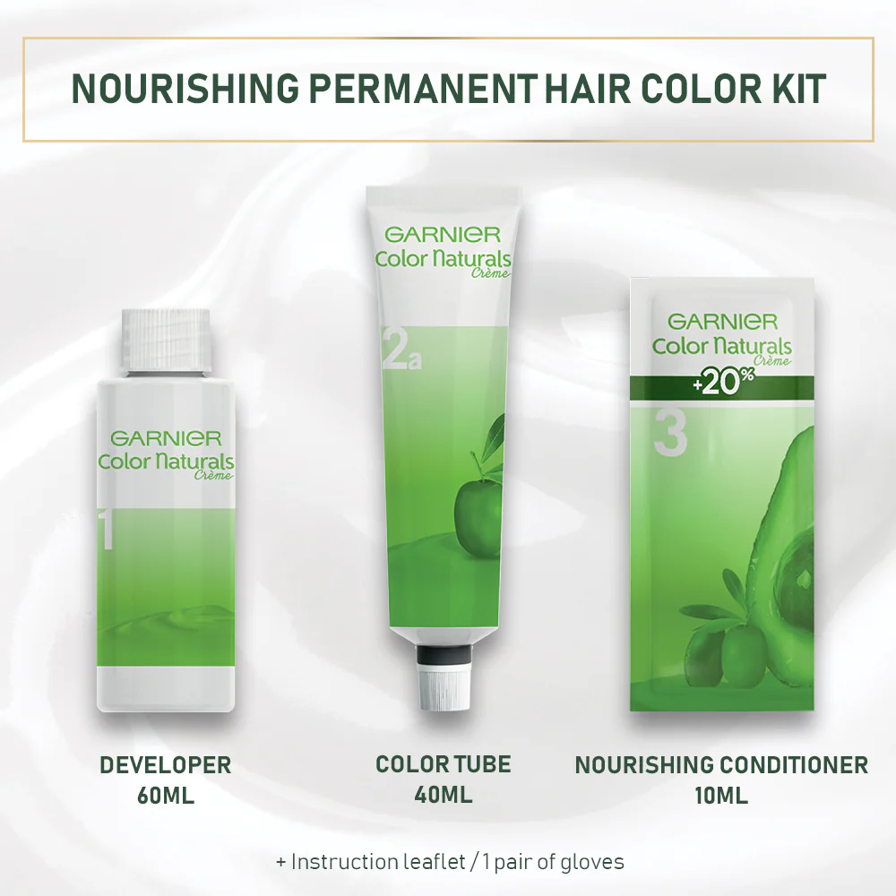 Garnier Color Naturals Nourishing Permanent Hair Color, Natural Long-Lasting Shiny Color - Image 6