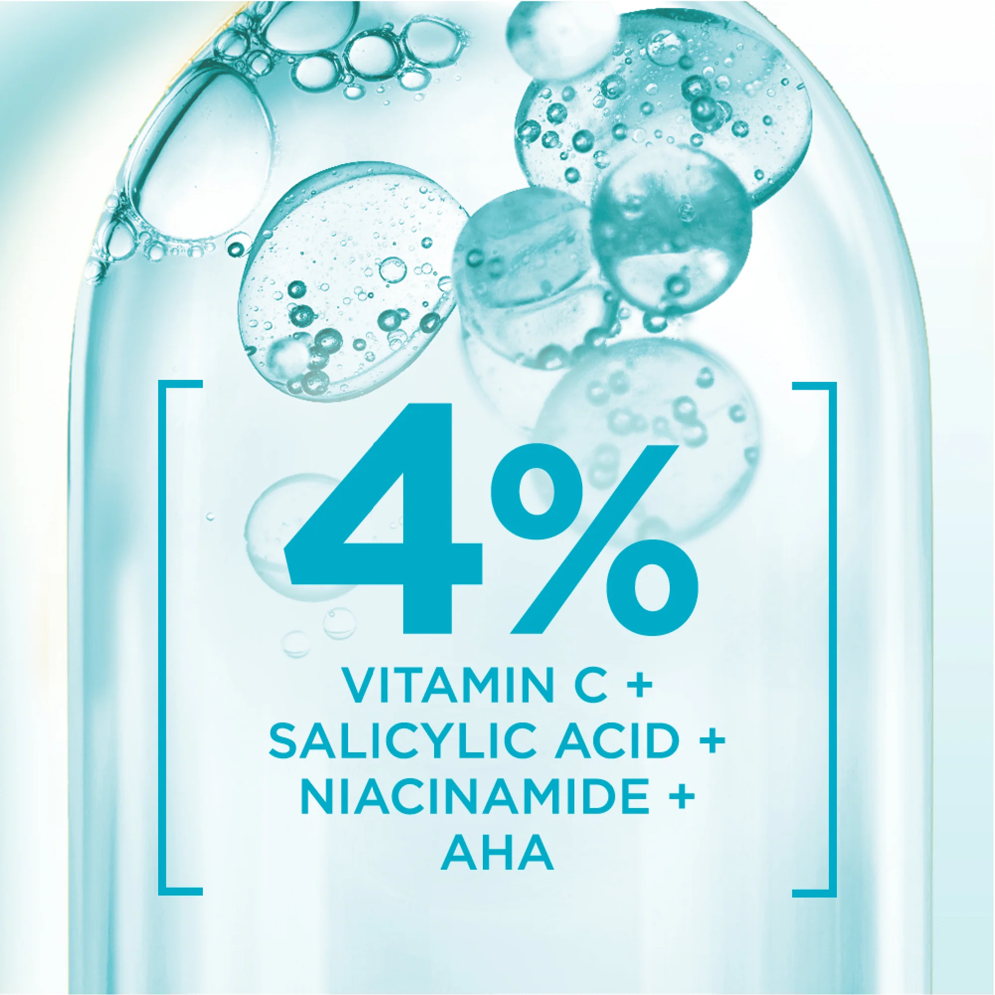Garnier Fast Clear 4% Salicylic Acid, Vitamin C, Niacinamide, AHA - Anti-Acne Treatment Booster Serum - Image 3