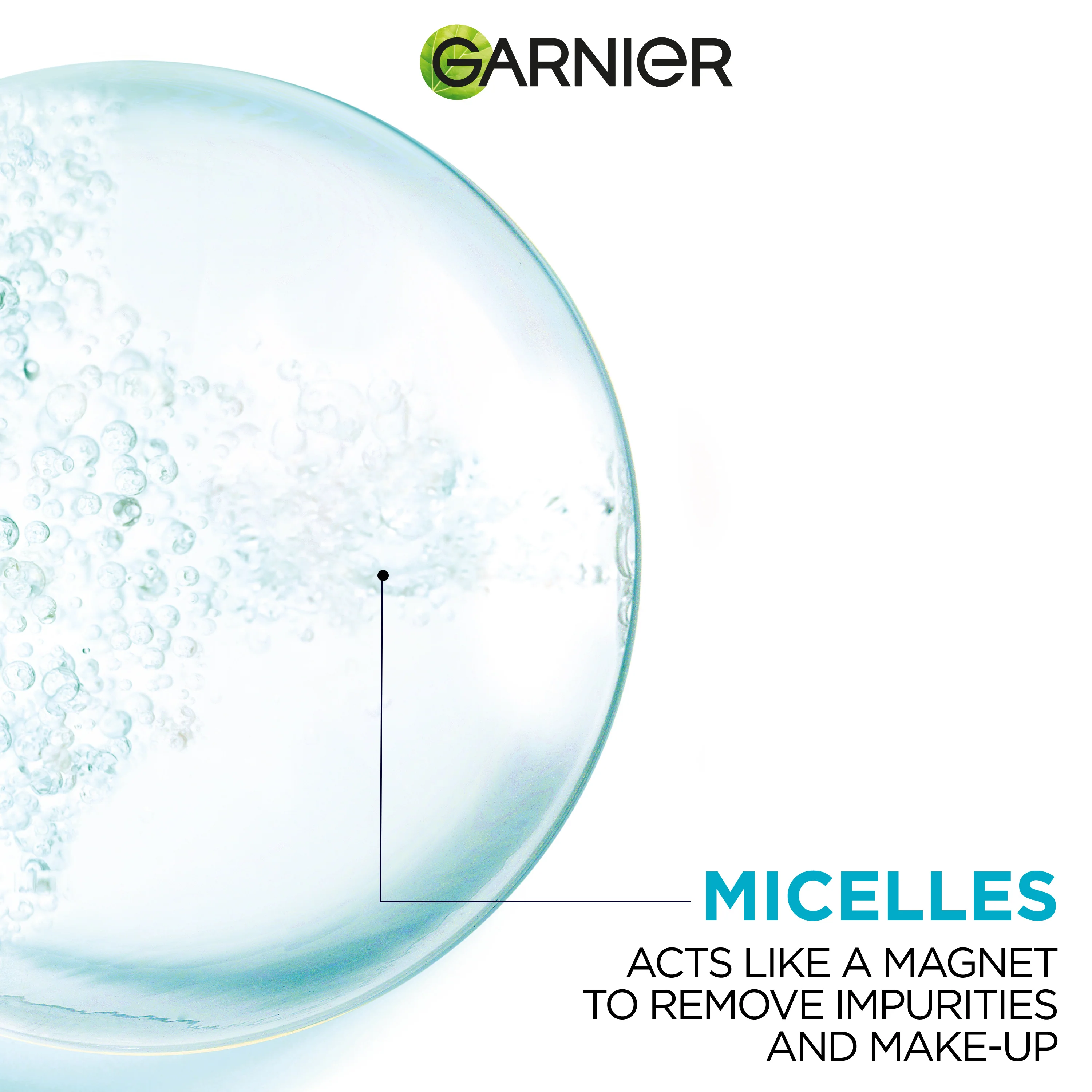 Garnier Fast Clear Micellar Water with Salicylic Acid for Acne Prone Skin 400ml - Image 2