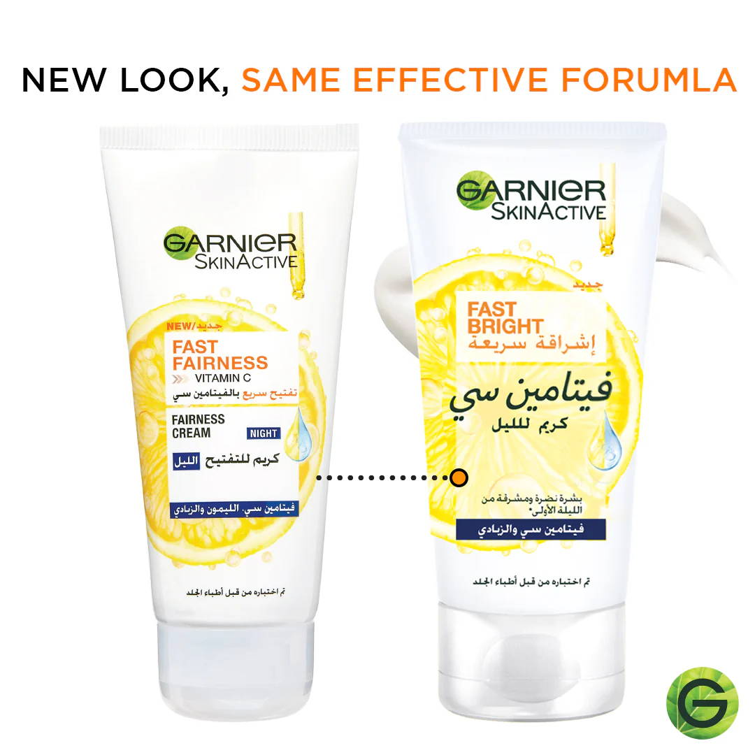 Garnier Fast Bright Vitamin C Brightening Night Cream - Image 5