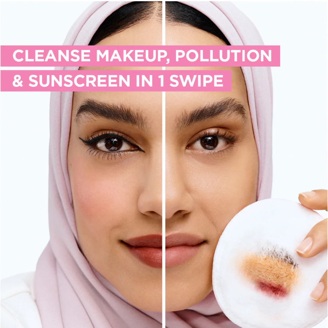 Garnier Micellar Water Facial Cleanser and Makeup Remover Pink for Sensitive Skin - Image 5
