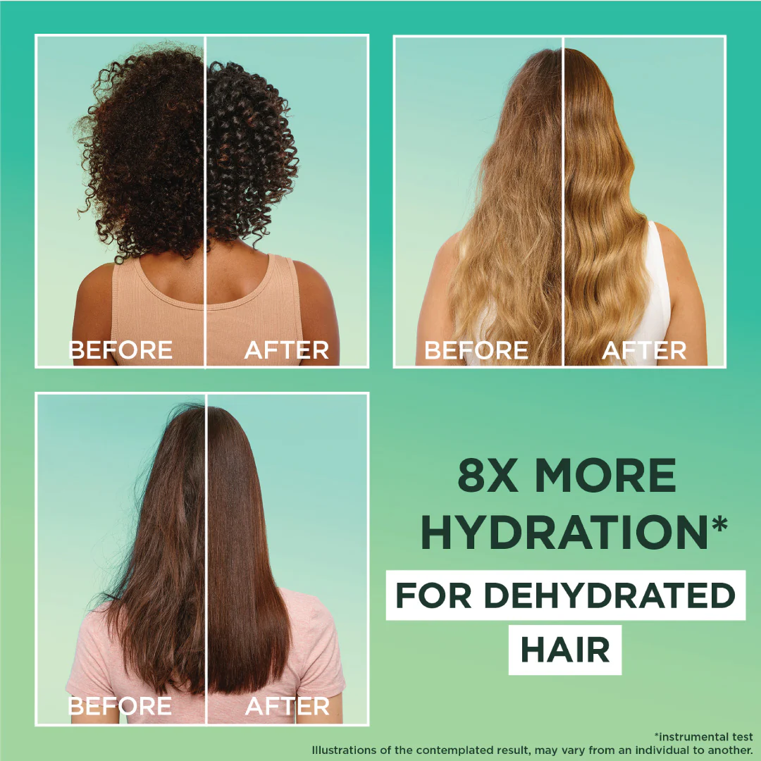 Garnier Ultra Doux Aloe Vera Vegan Hair Food 3in1 Mask For Dehydrated Hair, Boosted With Vitamins C, E & F - Image 4