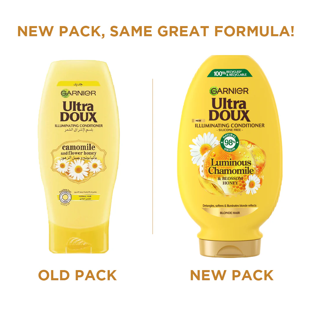 Garnier Ultra Doux Camomile Conditioner - 200ml - Image 2