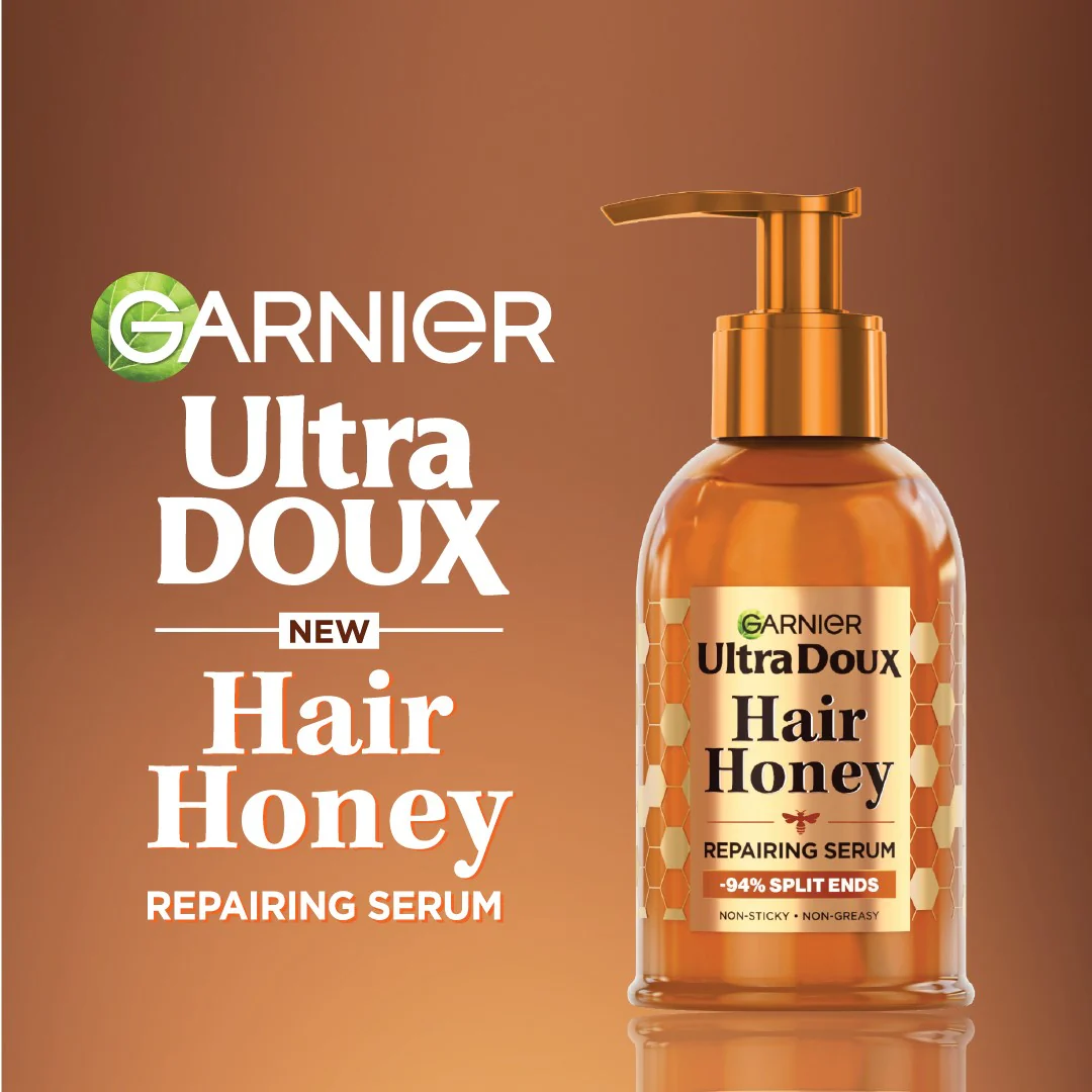 Garnier Ultra Doux Hair Honey Treasures Repairing Serum for Damaged Hair 115ml - Image 2