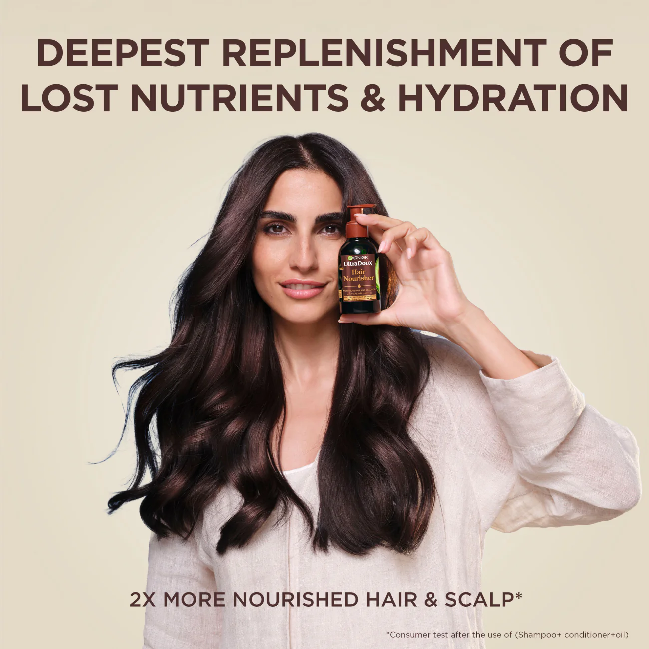 Garnier Ultra Doux Pure Avocado And Shea Butter Hair Nourisher For Very Dry, Frizzy Hair Or Dry Scalp - Image 2