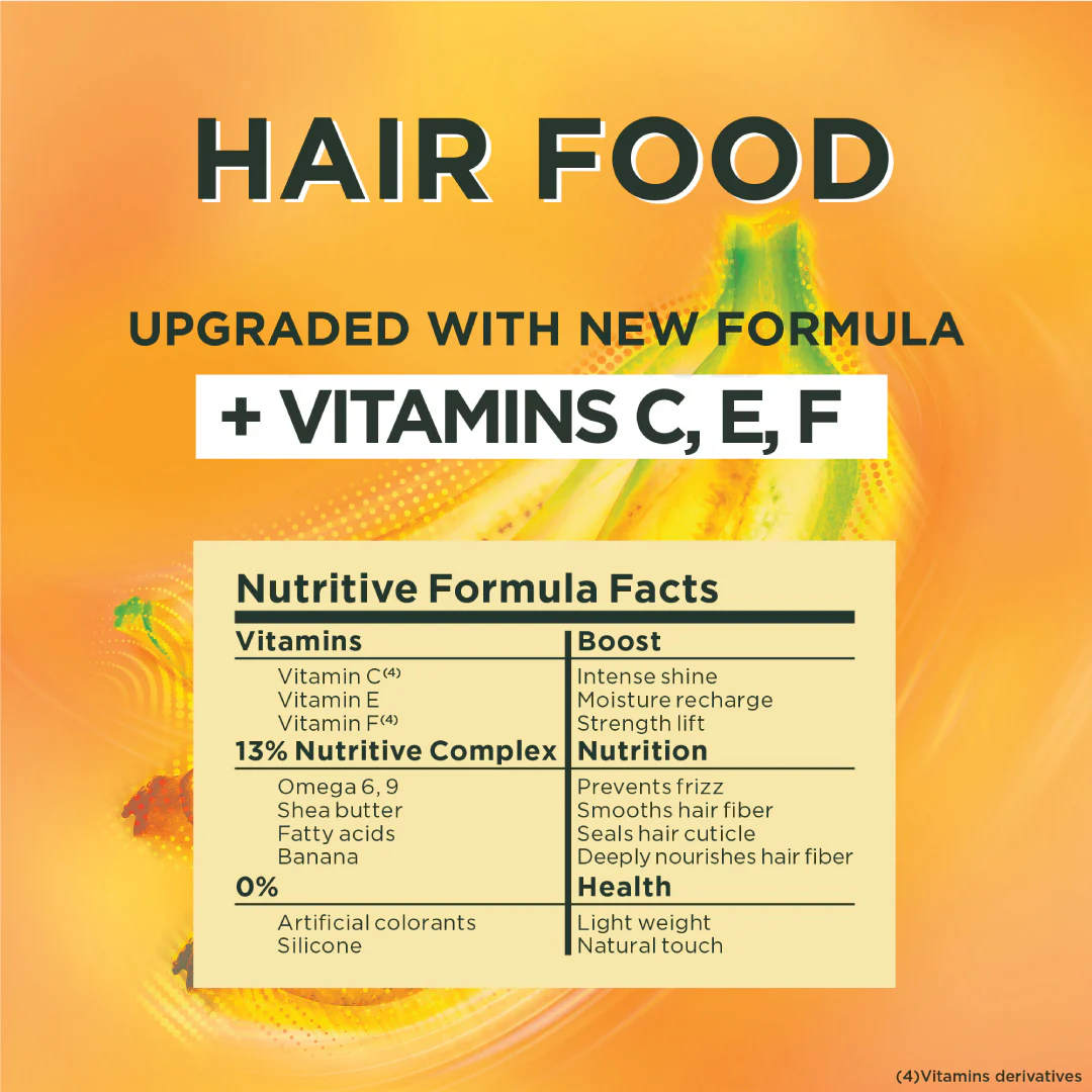 Garnier Ultra Doux Vegan Hair Food Banana And Shea Butter 3-in-1 Treatment Mask For Dry Hair - Image 8