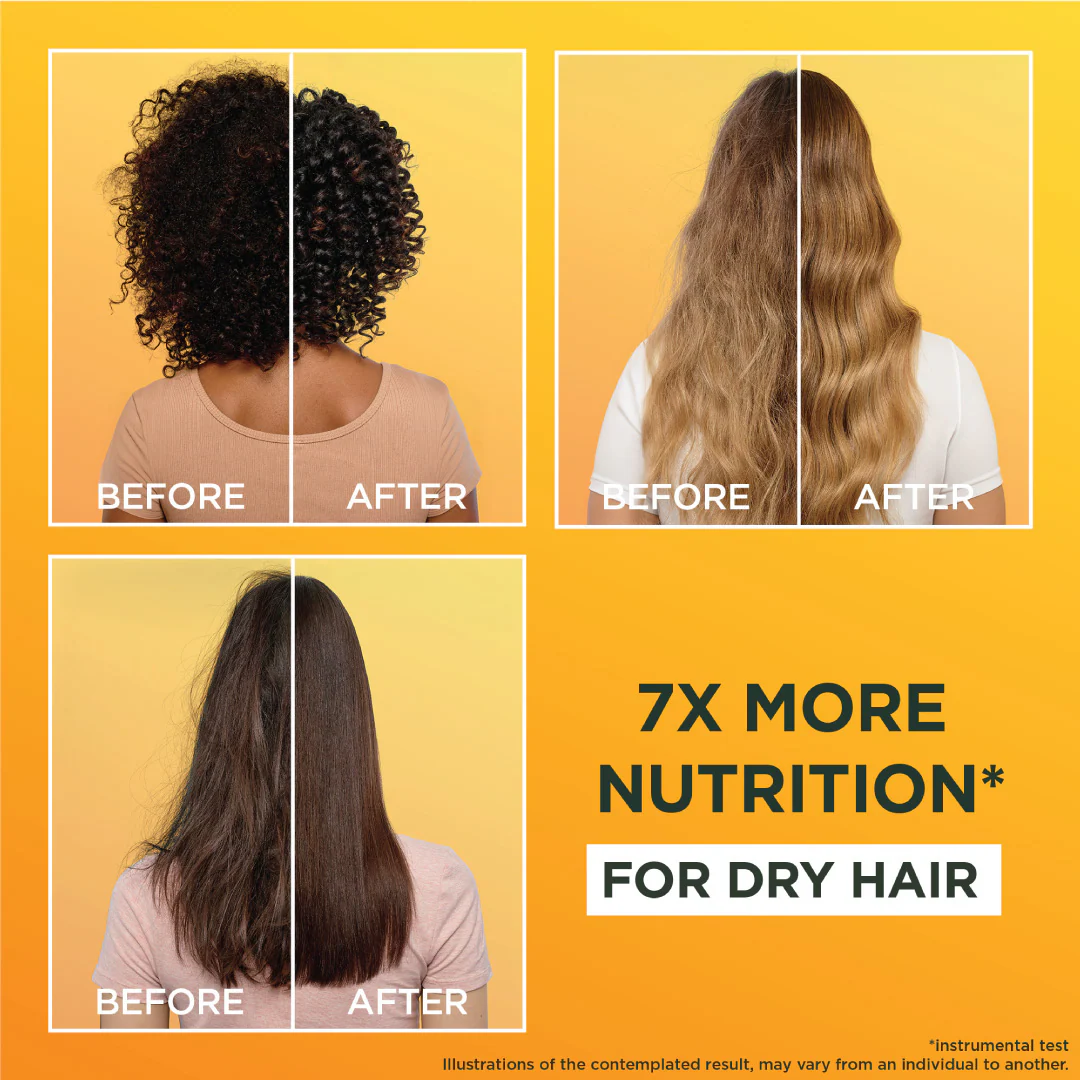 Garnier Ultra Doux Vegan Hair Food Banana And Shea Butter Nourishing Shampoo For Dry Hair - Image 6