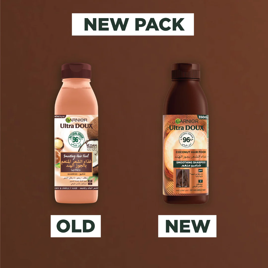 Garnier Ultra Doux Vegan Hair Food Coconut & Macadamia Shampoo - Image 2