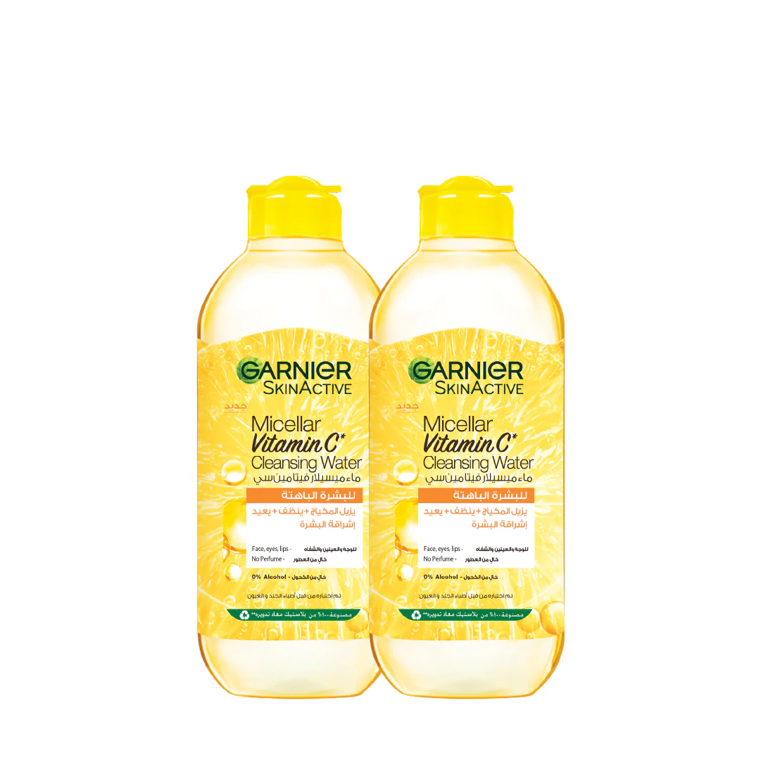 Garnier Vitamin C Micellar Water Duo Bundle At 15% Off