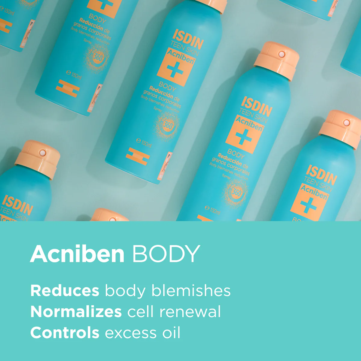 Isdin Acniben Body Spray 150ml - Image 3