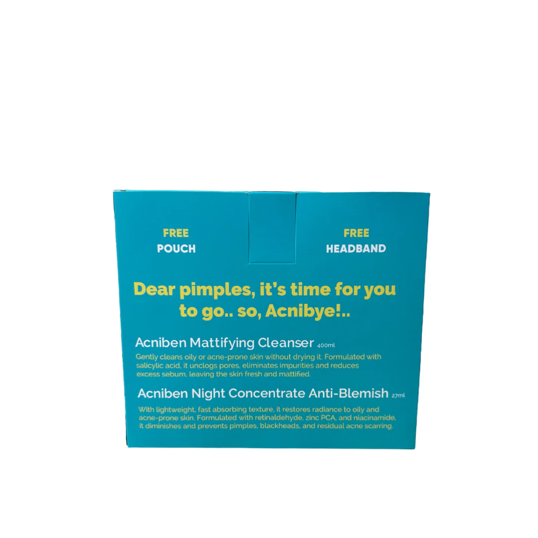 Isdin Acniben Night Concentrate + Free Pouch And Headband Gift Set - Image 2