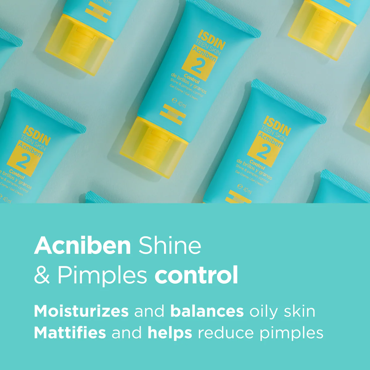 Isdin Acniben Shine & Pimples Control Gel Cream 40ml - Image 4