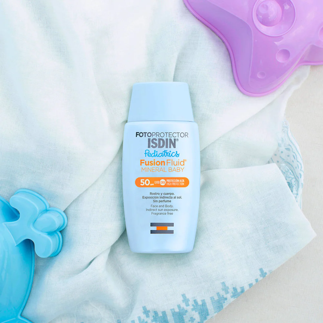 Isdin Fotoprotector Fluid Mineral Baby Pediatrics SPF 50+ 50ml - Image 3