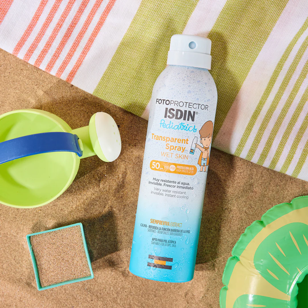 Isdin Fotoprotector Pediatrics Wet Skin Transparent Spray 50+ 250ml - Image 3