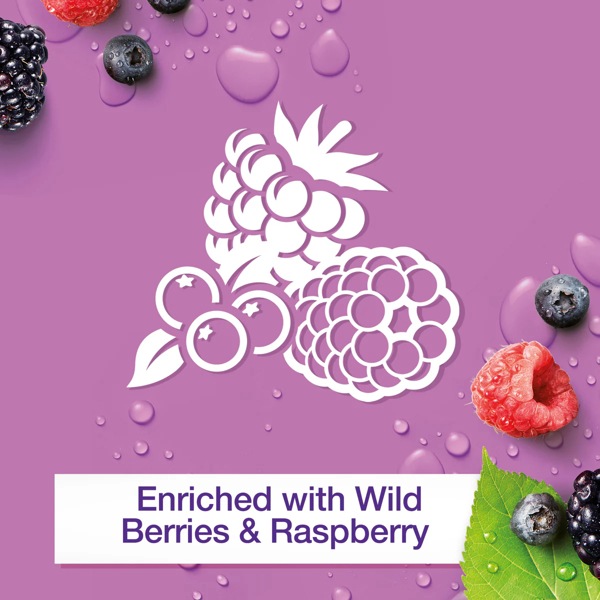 Johnson's Shower Gel Vita-Rich Replenishing Berry 400ml - Image 2