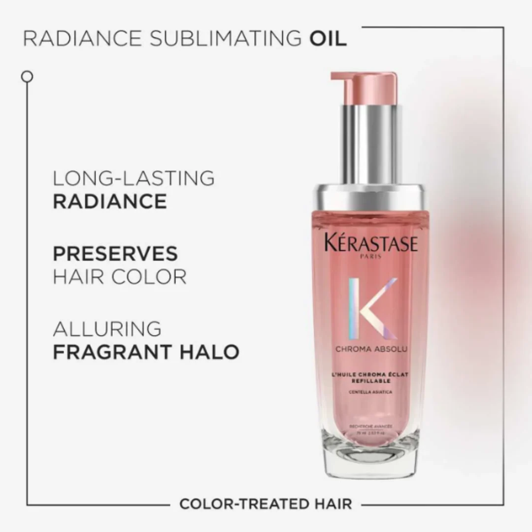 Kérastase Chroma Absolu L'huile Radiance Sublimating Hair Oil 75ml - Image 3