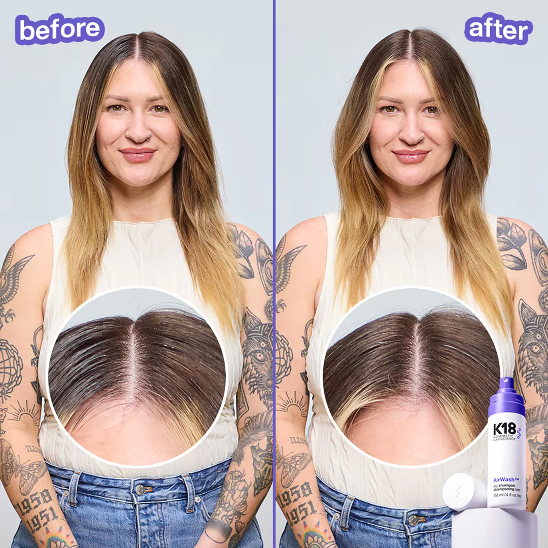 K18 AirWash Sebum And Odor Reducing Dry Shampoo - Image 3