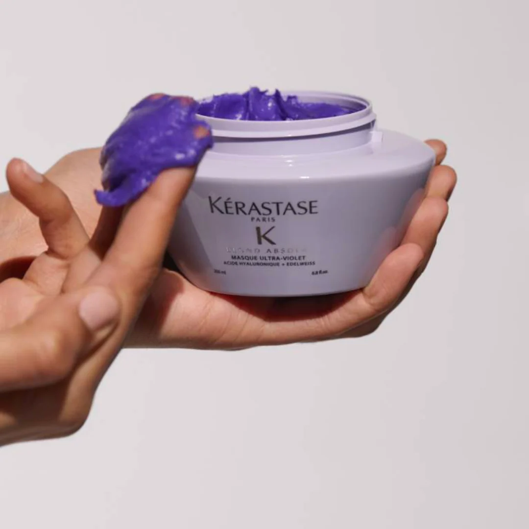 Kérastase Blond Absolu Ultra-Violet Purple Hair Mask 200ml - Image 2