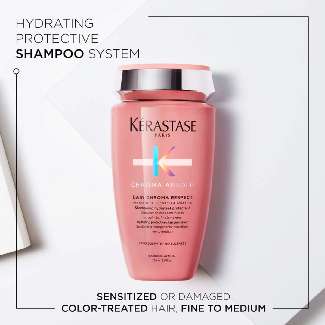 Kérastase Chroma Absolu Respect Shampoo For Fine Coloured Hair - Image 3