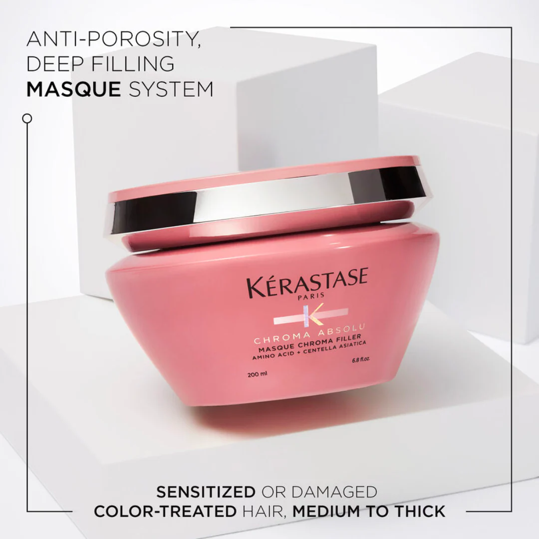 Kérastase Chroma Absolu Rich, Anti-Porosity Masque 200ml - Image 4