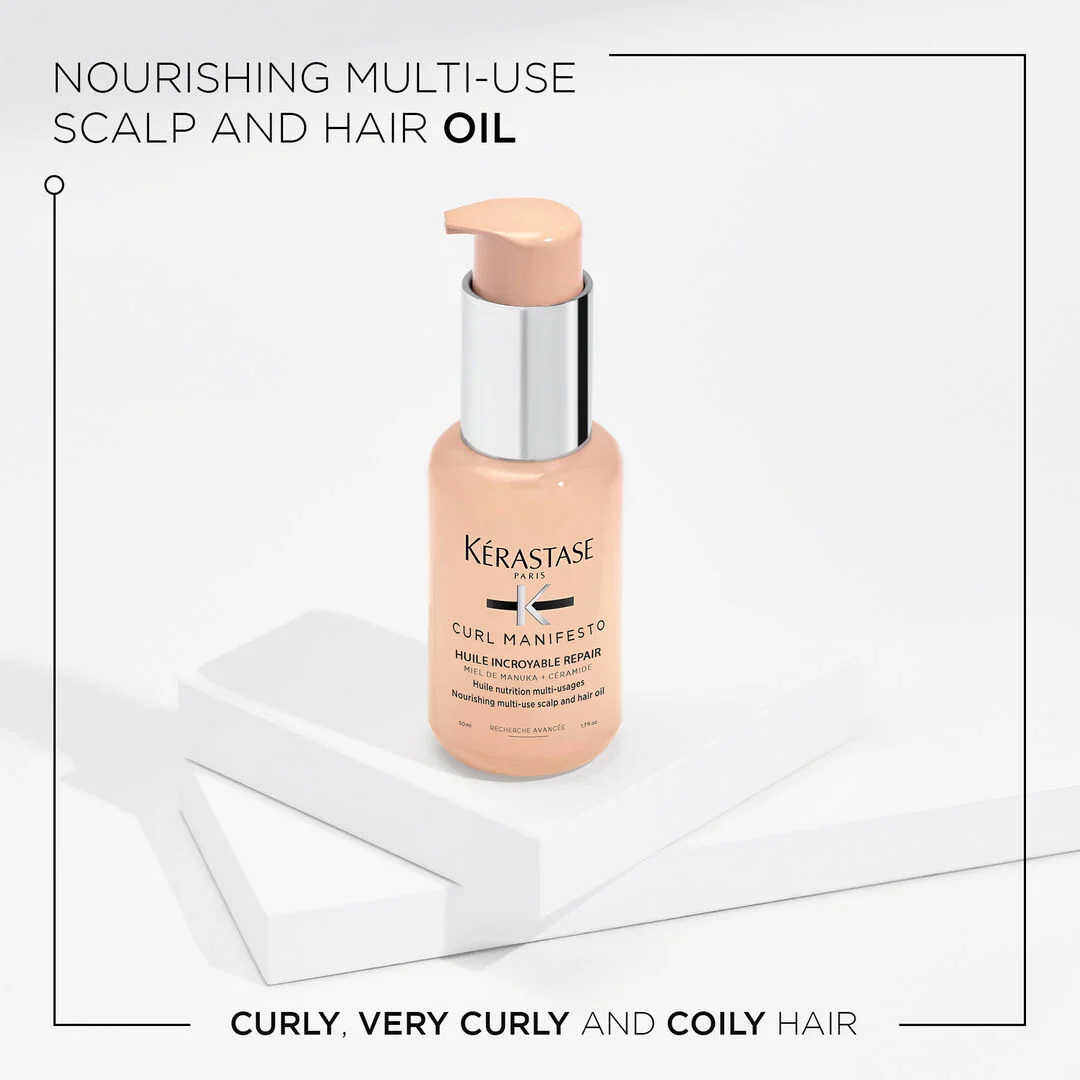 Kérastase Curl Manifesto Huile Sublime Repair Hair Oil 50ml - Image 2