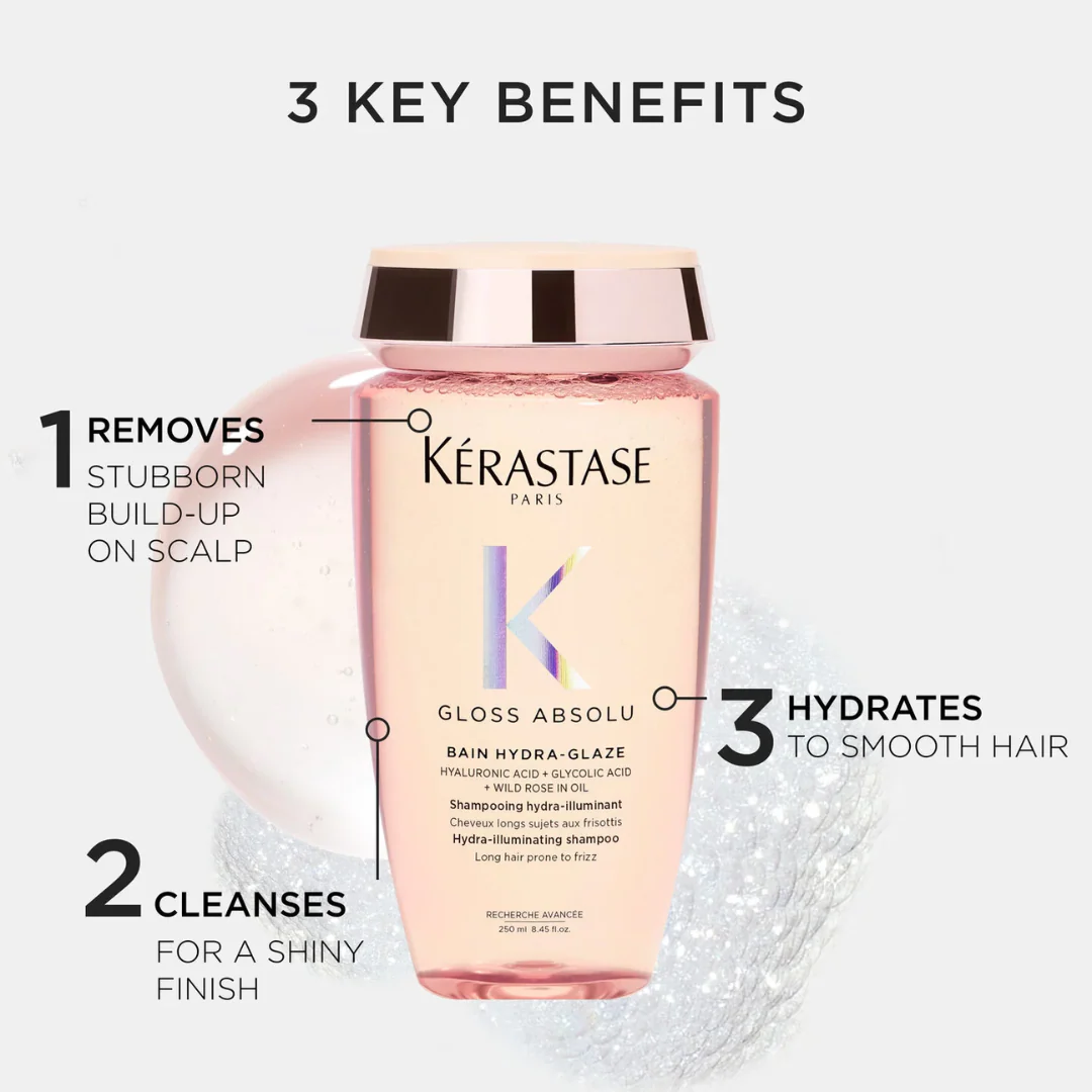 Kérastase Gloss Absolu Bain Hydra-Glaze Anti-Frizz Shampoo - Image 3