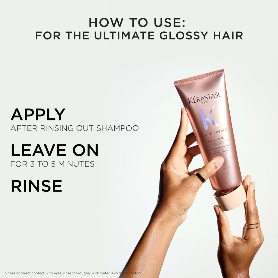 Kérastase Gloss Absolu Insta Glaze Conditioner For Frizzy Hair 250ml - Image 6