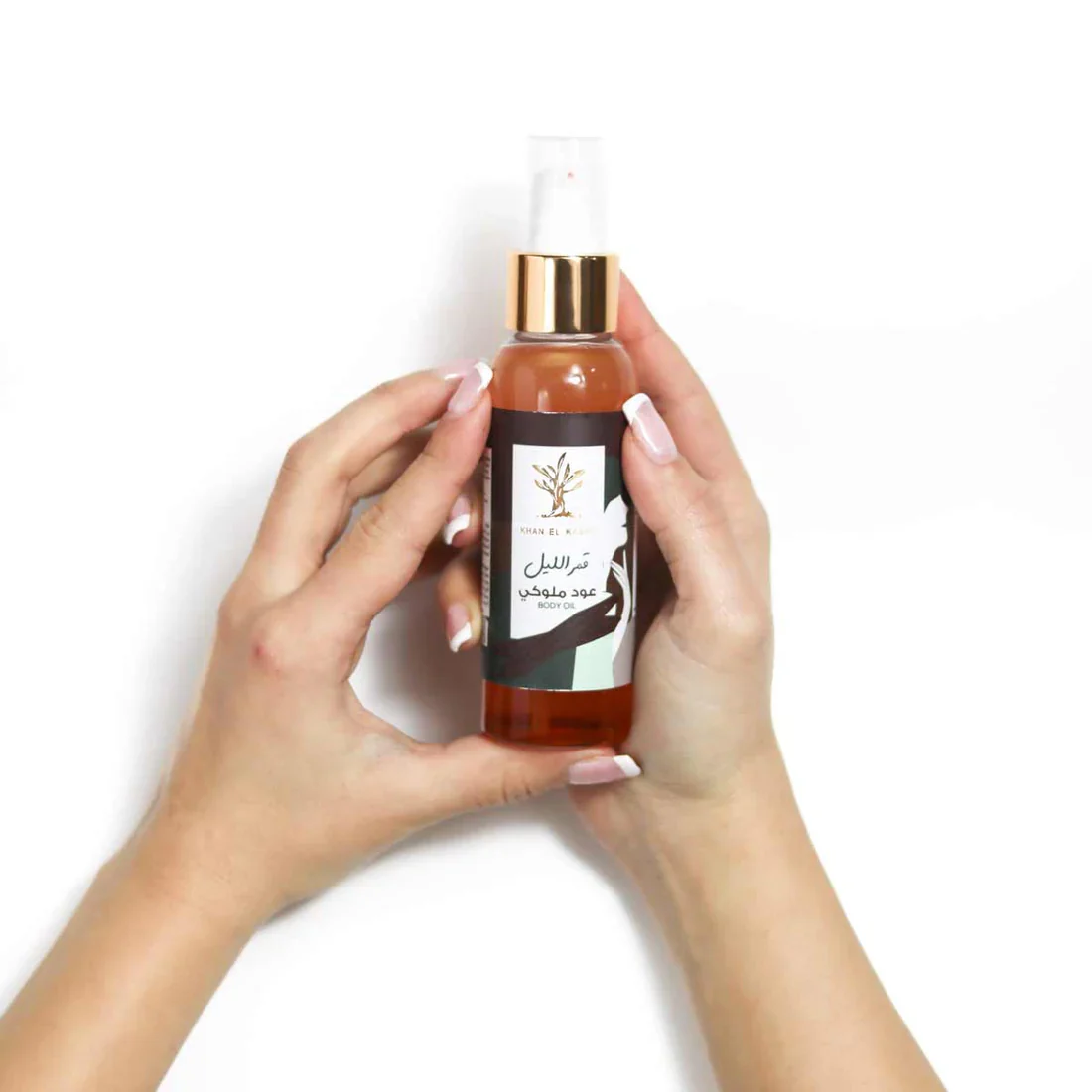 Khan El Kaser Body Oil Oud Molouki 100ml - Image 2