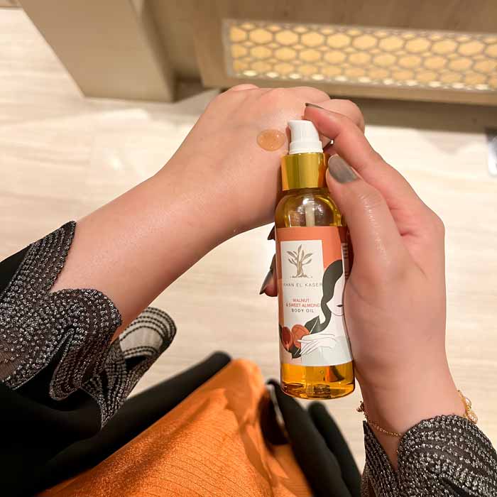 Khan El Kaser Body Oil Sweet Almond And Walnut 100ml - Image 4