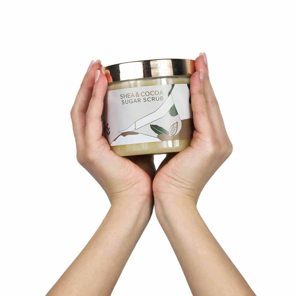 Khan El Kaser Sugar Scrub Shea And Cocoa 500ml - Image 3