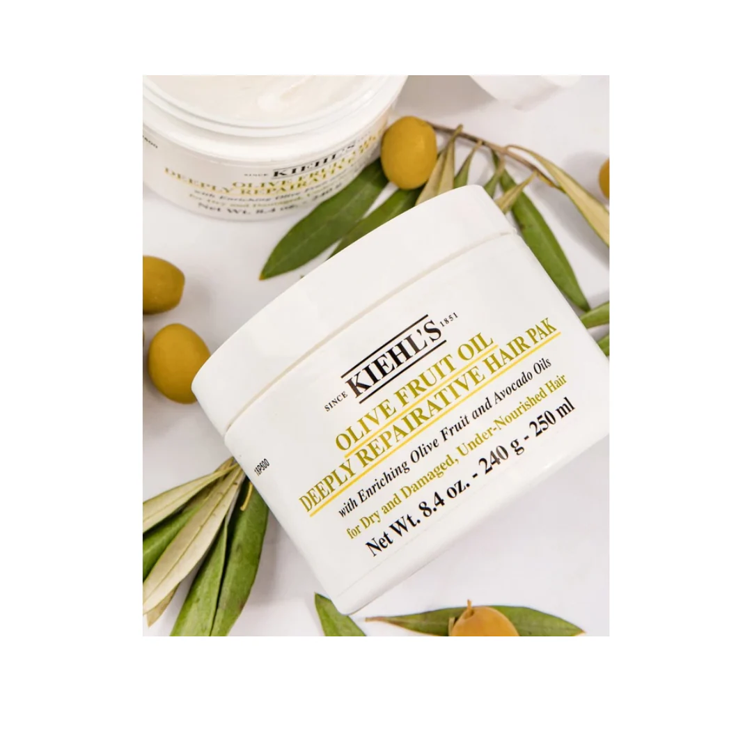 Kiehl's Olive Fruit Oil Deeply Reparative Hair Mask 250ml - Image 2