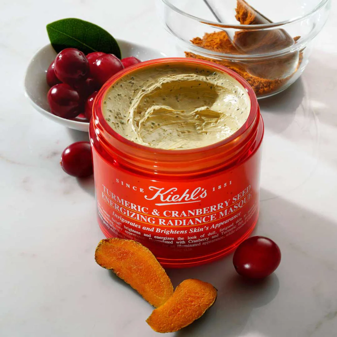 Kiehl's Turmeric & Cranberry Seed Energizing Radiance Mask 100ml - Image 4