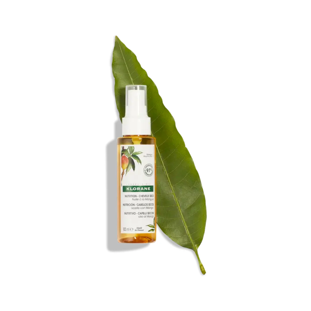 Klorane Nourishing Mango Oil For Dry Damaged Hair100ml - Image 3
