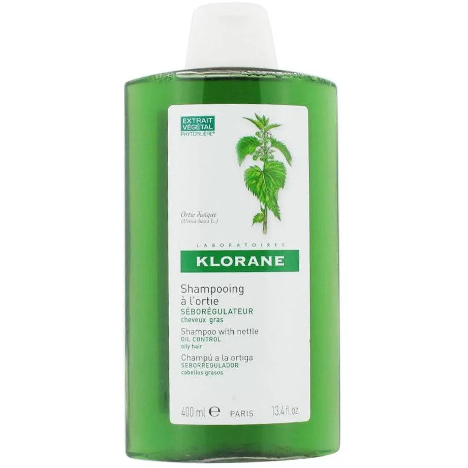 Klorane Oil-Control Shampoo with Nettle - 2 Sizes - Image 2