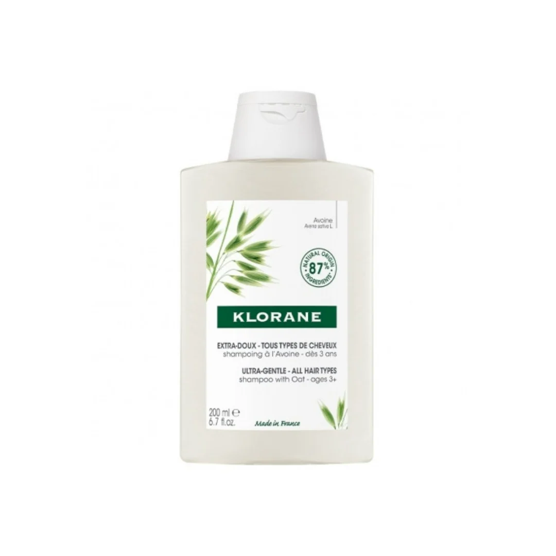 Klorane Shampoo With Oat Milk For All Hair Types 200ml