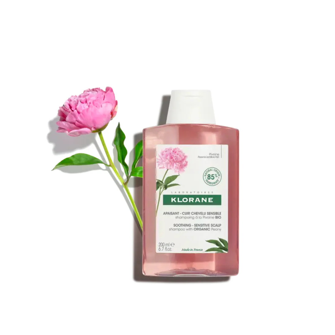 Klorane Shampoo With Peony For Sensitive And Irritated Scalp 200ml - Image 3