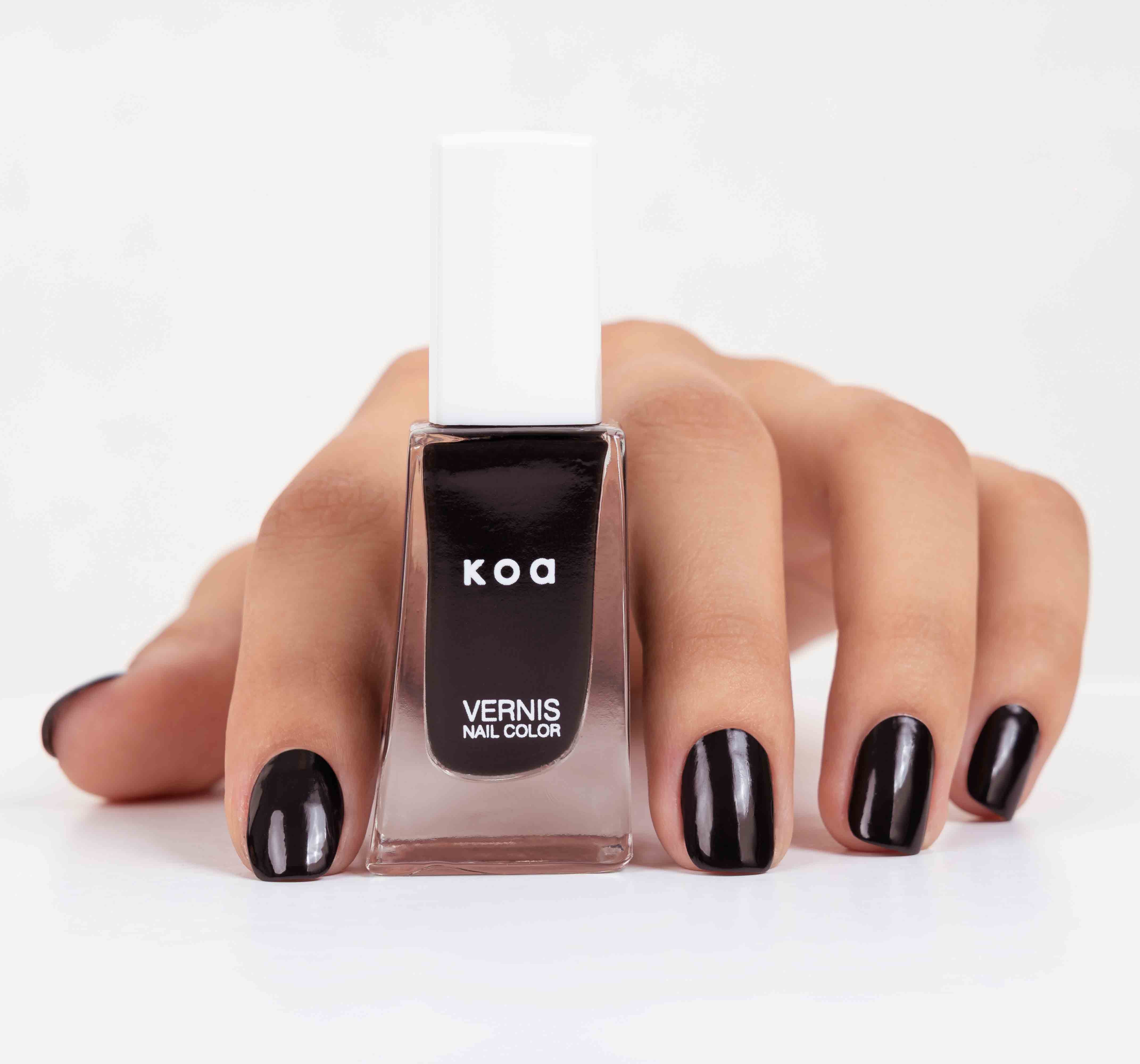 Koa Black Pansy 33 Long Lasting Nail Polish - Image 4