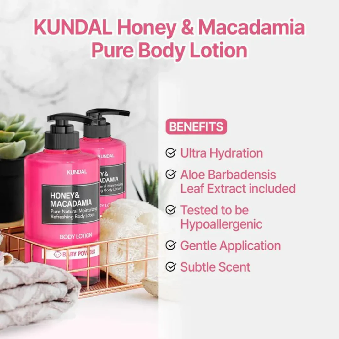 Kundal Honey & Macadamia Pure Body Lotion 500ml - Image 6