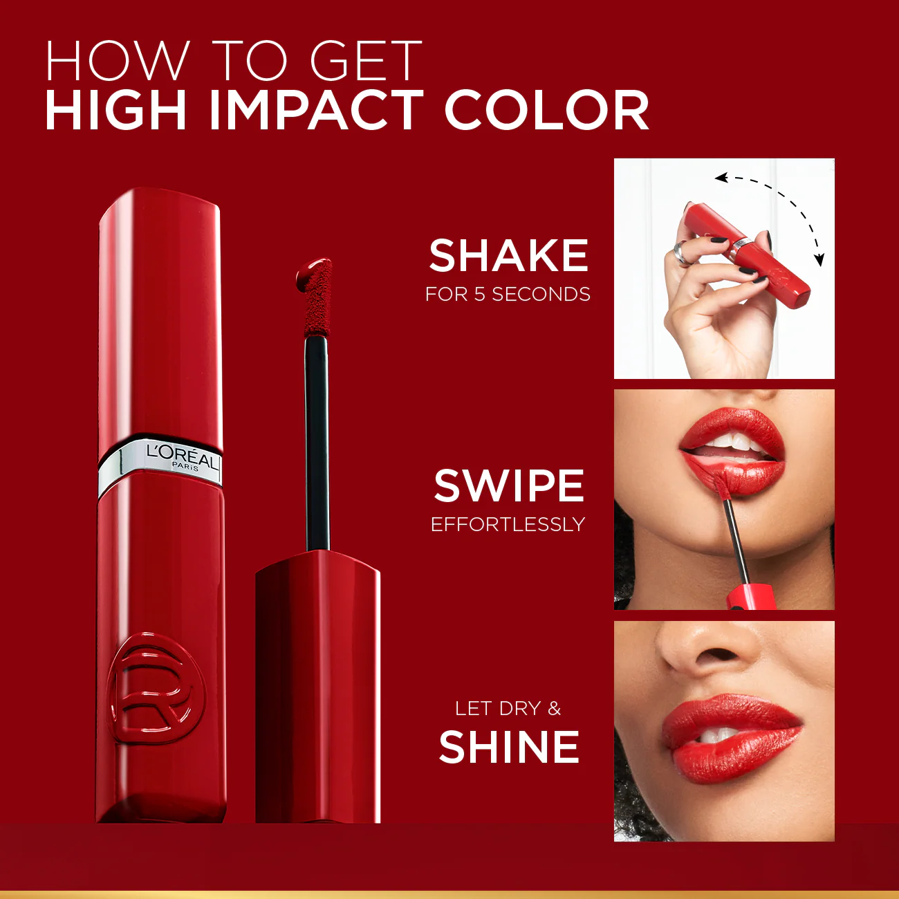 L'Oréal Paris Infallible Laque Resistance Liquid Lipstick 16H Lacquer-Like Shine Finish Longwear & Transfer Resistant 5ml - Image 13