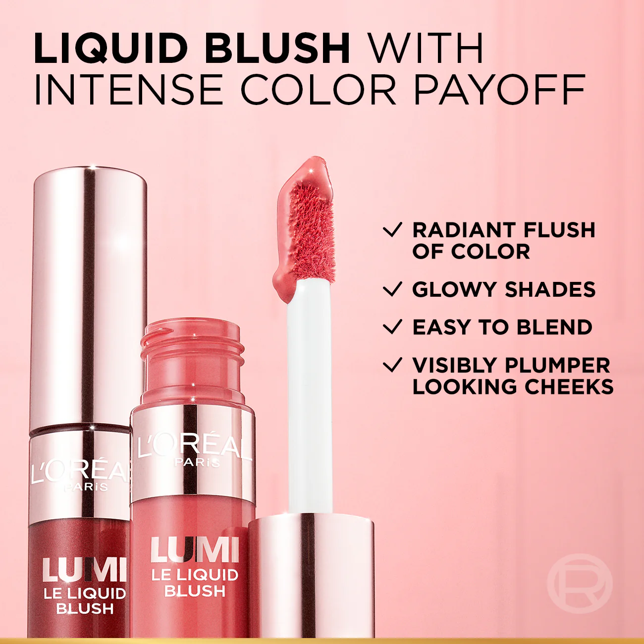 L'Oréal Paris Lumi Le Liquid Blush with a Glowy Radiant Natural Blush Finish, Weightless and Buildable 11ml - Image 15
