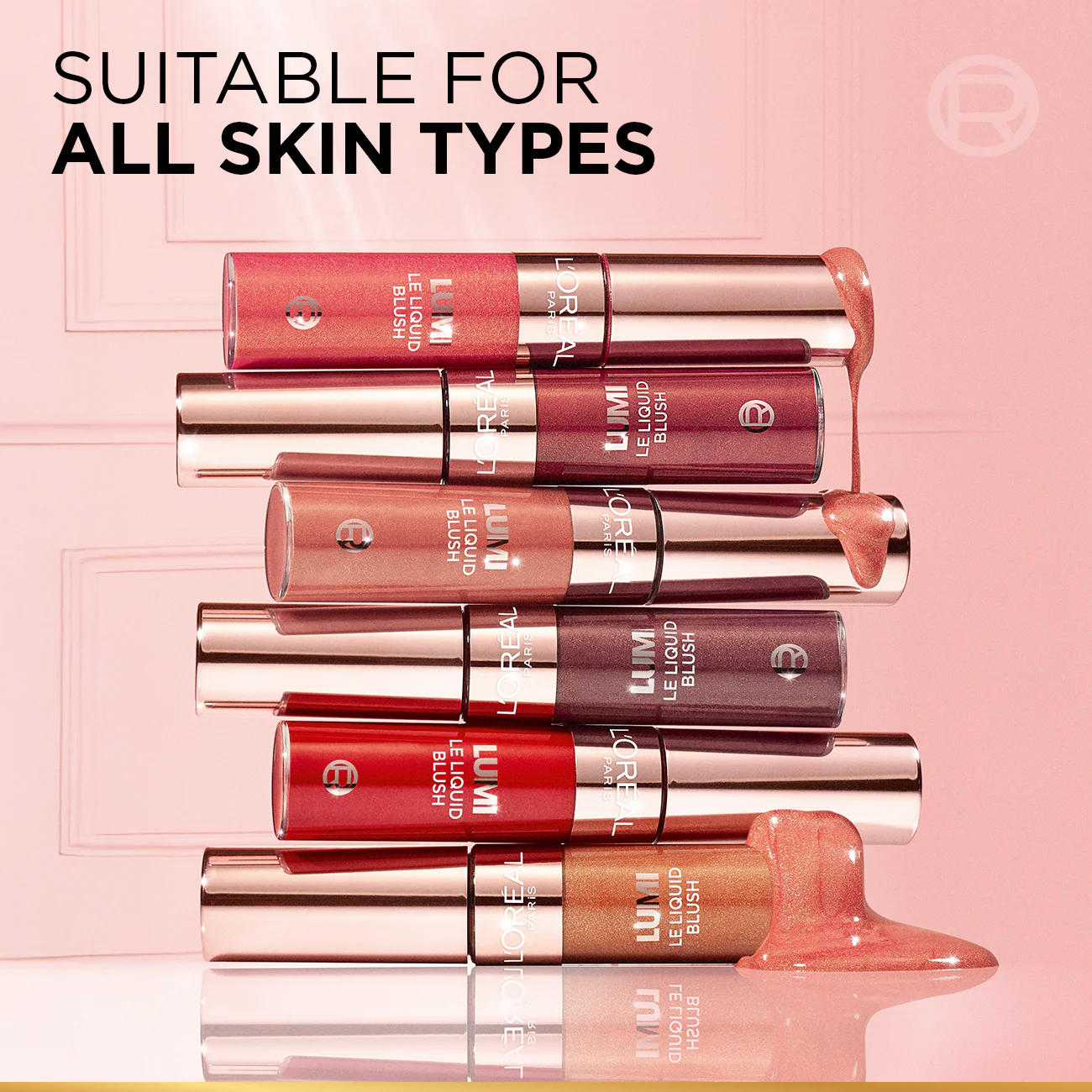 L'Oréal Paris Lumi Le Liquid Blush with a Glowy Radiant Natural Blush Finish, Weightless and Buildable 11ml - Image 16